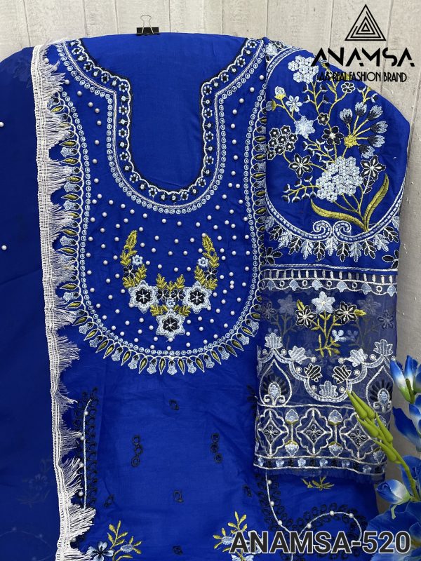 ANAMSA 520 PAKISTANI SUITS WHOLESALE