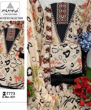 ANAMSA 531 PAKISTANI SUITS WHOLESALE