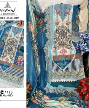 ANAMSA 533 PAKISTANI SALWAR SUITS IN INDIA