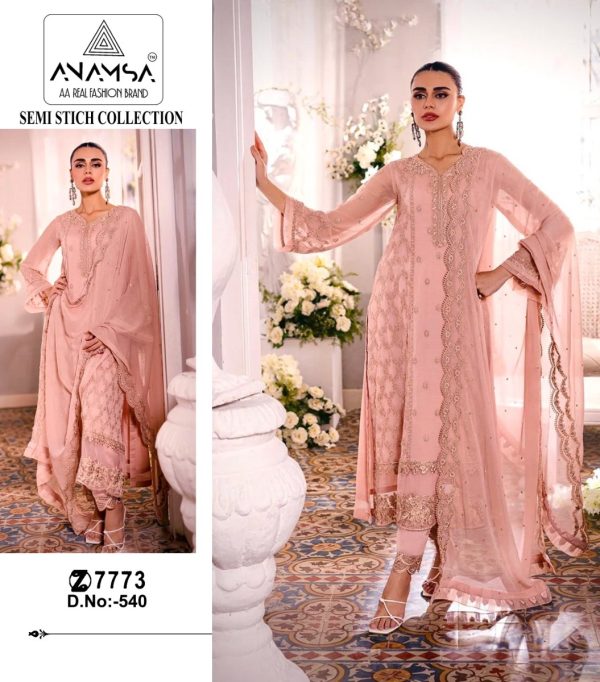 ANAMSA 540 PAKISTANI SALWAR SUITS