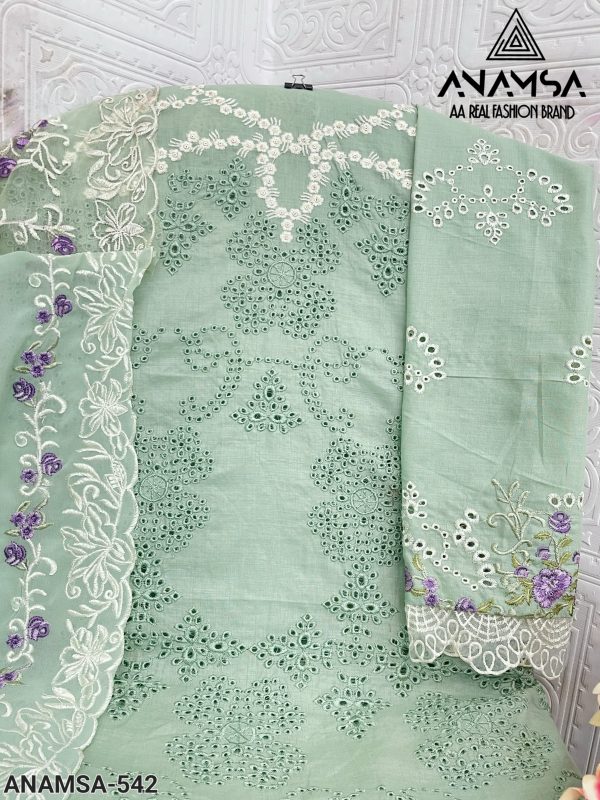 ANAMSA 542 PAKISTANI SUITS WHOLESALE