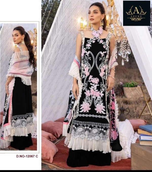 AZURE 12067 C PAKISTANI SUITS WHOLESALE