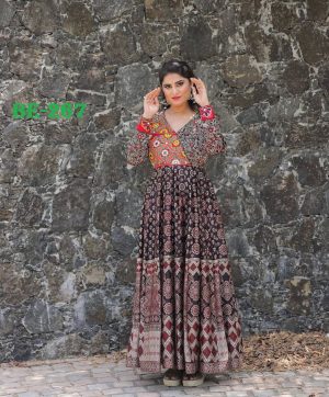 BE 267 DESIGNER GOWN WHOLESALE