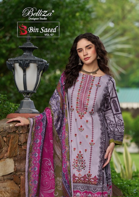 BELLIZA DESIGNER BIN SAEED VOL 7 WHOLESALE