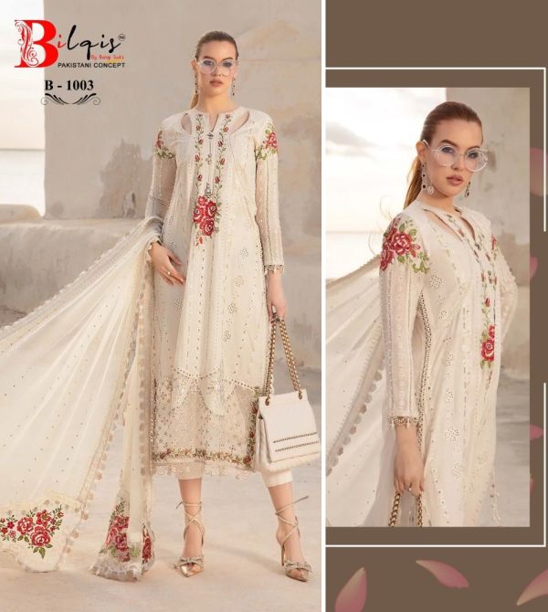 BILQIS B 1003 PAKISTANI SUITS WHOLESALE