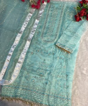 DANA FASHION ORGANZA PAKISTANI SUITS IN INDIA