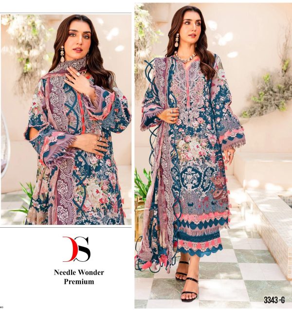 DEEPSY SUITS 3343 G PAKISTANI COTTON SUITS