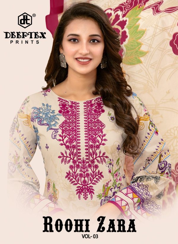 DEEPTEX PRINTS ROOHI ZARA VOL 3 WHOLESALE