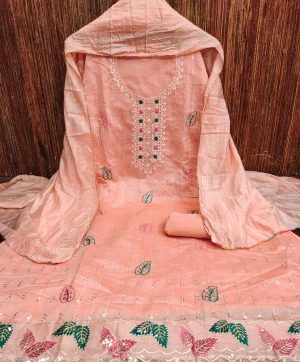 DESIGNE SUITS CHANDERI SUITS WHOLESALER