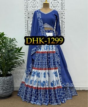 DHK 1299 DESIGNER LEHENGA CHOLI WHOLESALE