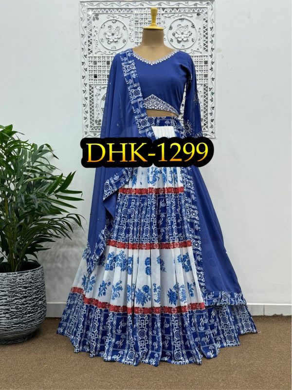 DHK 1299 DESIGNER LEHENGA CHOLI WHOLESALE