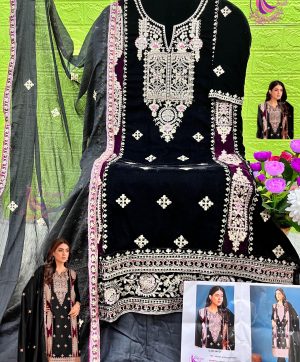 DINSAA 294 VELVET SALWAR KAMEEZ