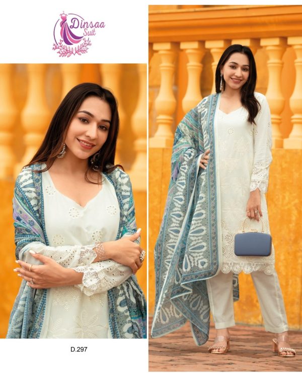 DINSAA SUIT 297 ANABIYA VOL 1 SALWAR SUITS