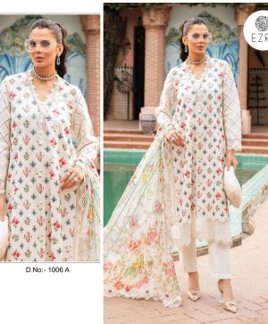 EZRA 1006 A PAKISTANI COTTON SUITS