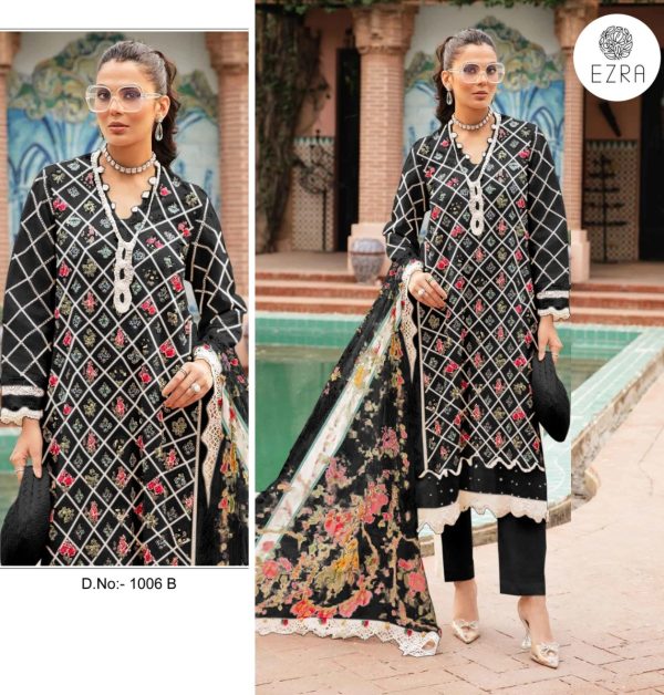 EZRA 1006 B PAKISTANI COTTON SUITS