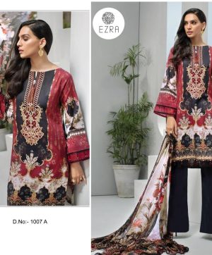 EZRA 1007 A PAKISTANI COTTON SUITS