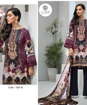 EZRA 1007 B PAKISTANI COTTON SUITS