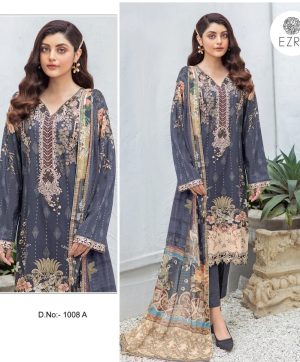 EZRA 1008 A COTTON PAKISTANI SUITS IN INDIA