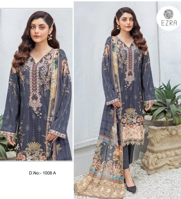 EZRA 1008 A COTTON PAKISTANI SUITS IN INDIA