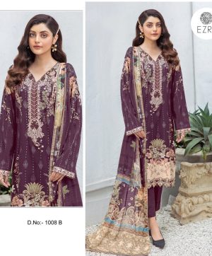 EZRA 1008 B COTTON PAKISTANI SUITS IN INDIA