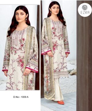 EZRA 1009 A PAKISTANI COTTON SUITS IN INDIA