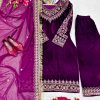 FD 7806 VELVET DESIGNER SALWAR KAMEEZ