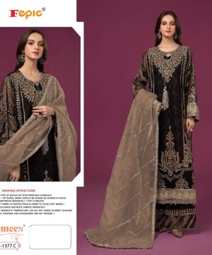 FEPIC C 1377 C ROSEMEEN PAKISTANI SUITS