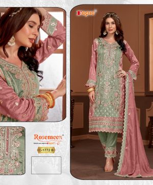 FEPIC C 1772 B ROSEMEEN PAKSITANI SUITS