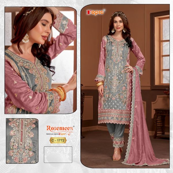 FEPIC C 1772 ROSEMEEN PAKSITANI SUITS