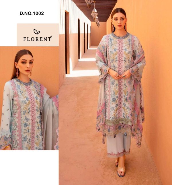 FLORENT 1002 COTTON PAKISTANI SUITS