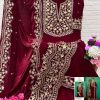 FLORENT 1016 B PAKISTANI VELVET SUITS