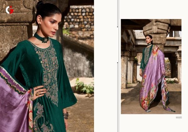 GULL JEE AFSANA VELVET SUITS WHOLESALE