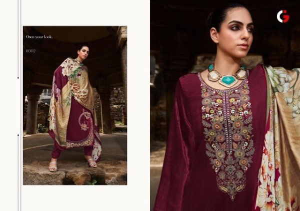 GULL JEE AFSANA VELVET SUITS WHOLESALE