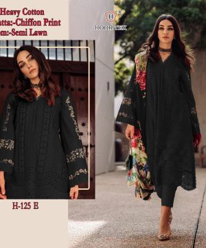 HOOR TEX H 125 B PAKISTANI COTTON SUITS