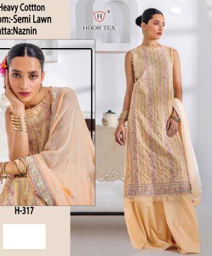 HOOR TEX H 317 PAKISTANI SUITS IN INDIA