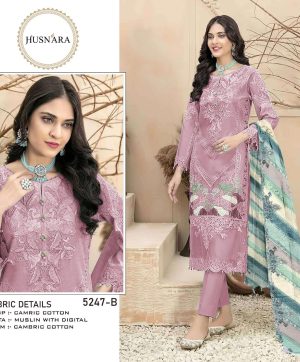 HUSNARA 5247 B PAKISTANI SUITS IN INDIA