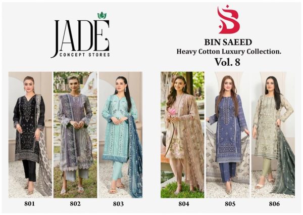 JADE BIN SAEED VOL 8 WHOLESALE