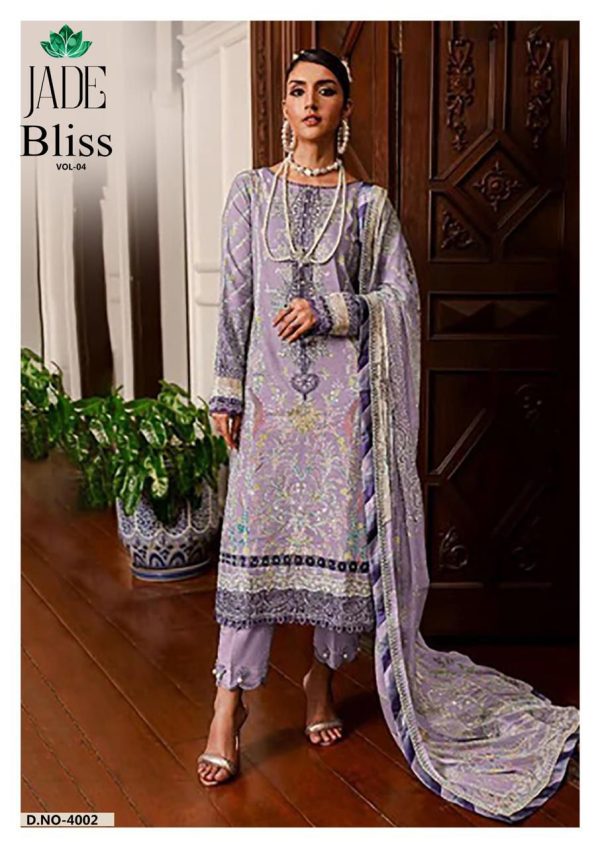 JADE BLISS VOL 4 KARACHI SUITS WHOLESALE