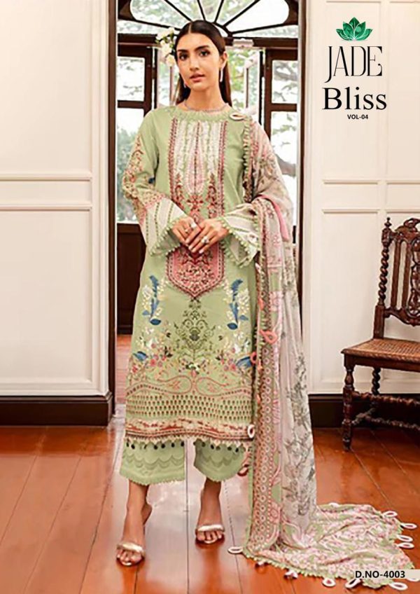 JADE BLISS VOL 4 KARACHI SUITS WHOLESALE