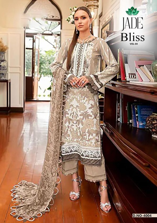 JADE BLISS VOL 4 KARACHI SUITS WHOLESALE