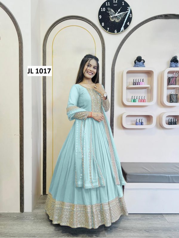 JAL FASHION JL 1017 D DESIGNER GOWN WHOLESALE