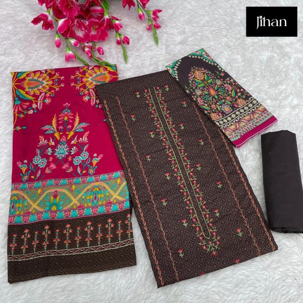 JIHAN 3428 PAKISTANI COTTON SALWAR SUITS