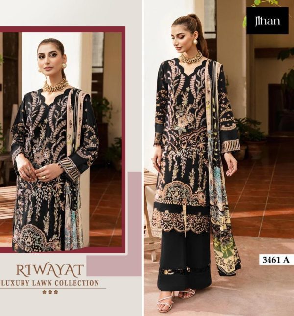 JIHAN 3461 A PAKISTANI SALWAR SUITS IN INDIA