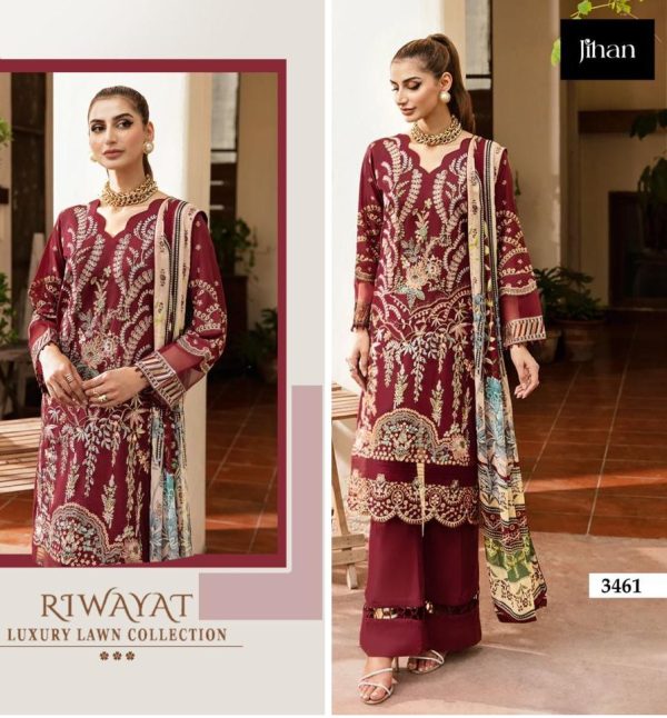 JIHAN 3461 PAKISTANI SALWAR SUITS IN INDIA