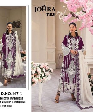 JOHRA TEX 147 D PAKISTANI SUITS IN INDIA