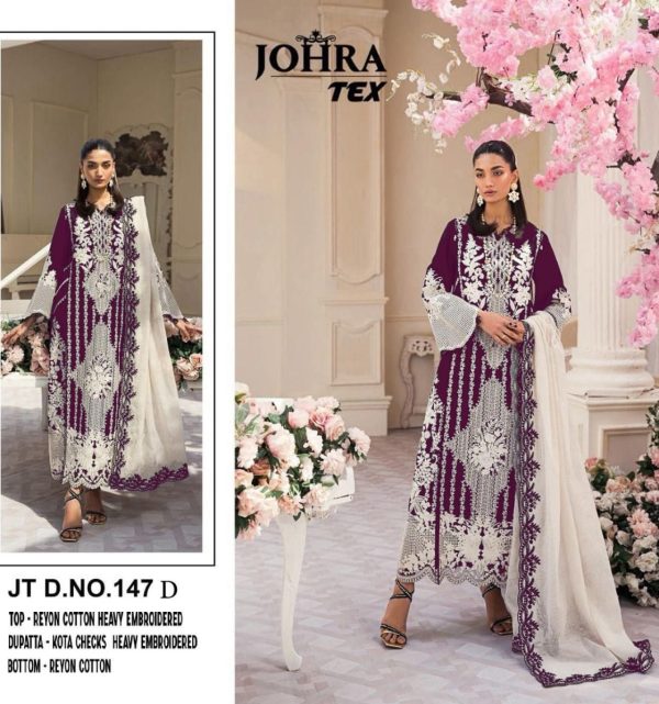 JOHRA TEX 147 D PAKISTANI SUITS IN INDIA