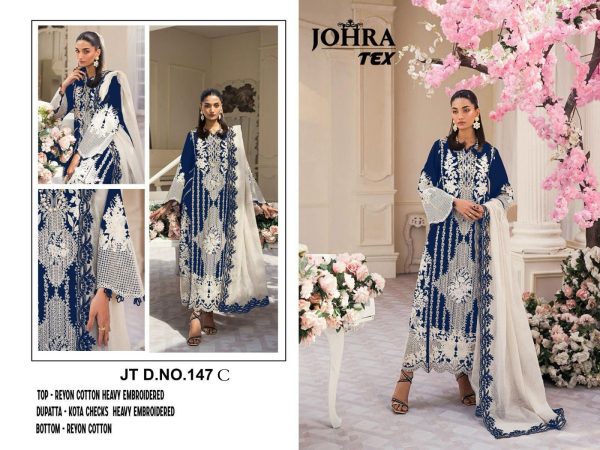 JOHRA TEX JT 147 C PAKISTANI SUITS