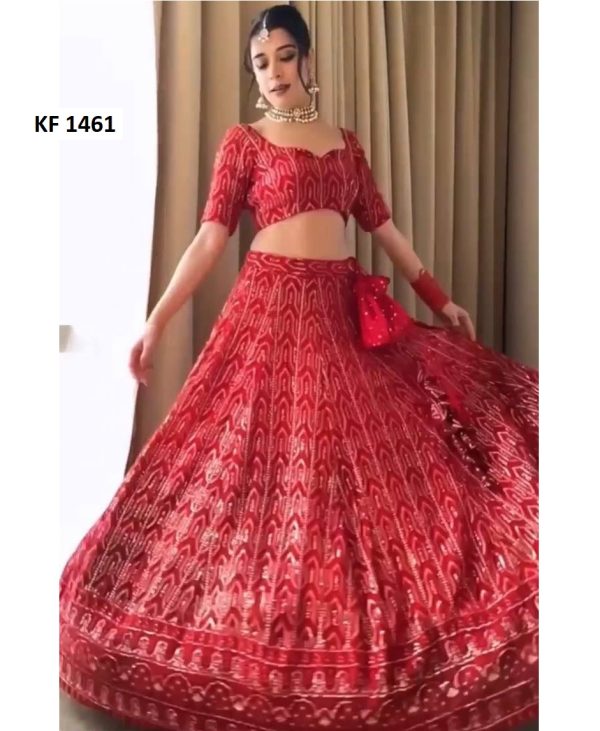 KARMA FASHION KF 1461 DESIGNER LEHENGA CHOLI