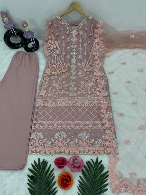 KARMA FASHION ST 178 NET SALWAR KAMEEZ