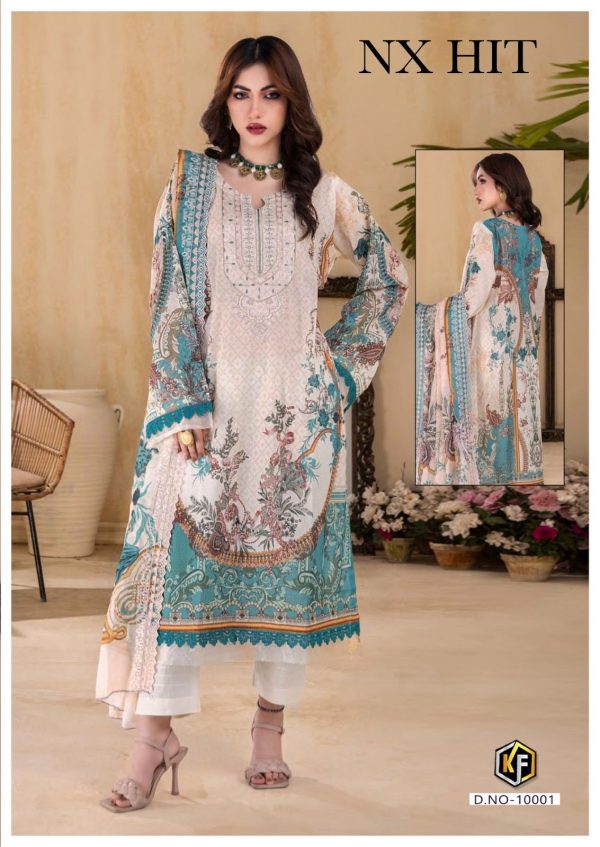 KEVAL FAB NX HIT KARACHI SUITS WHOLESALE